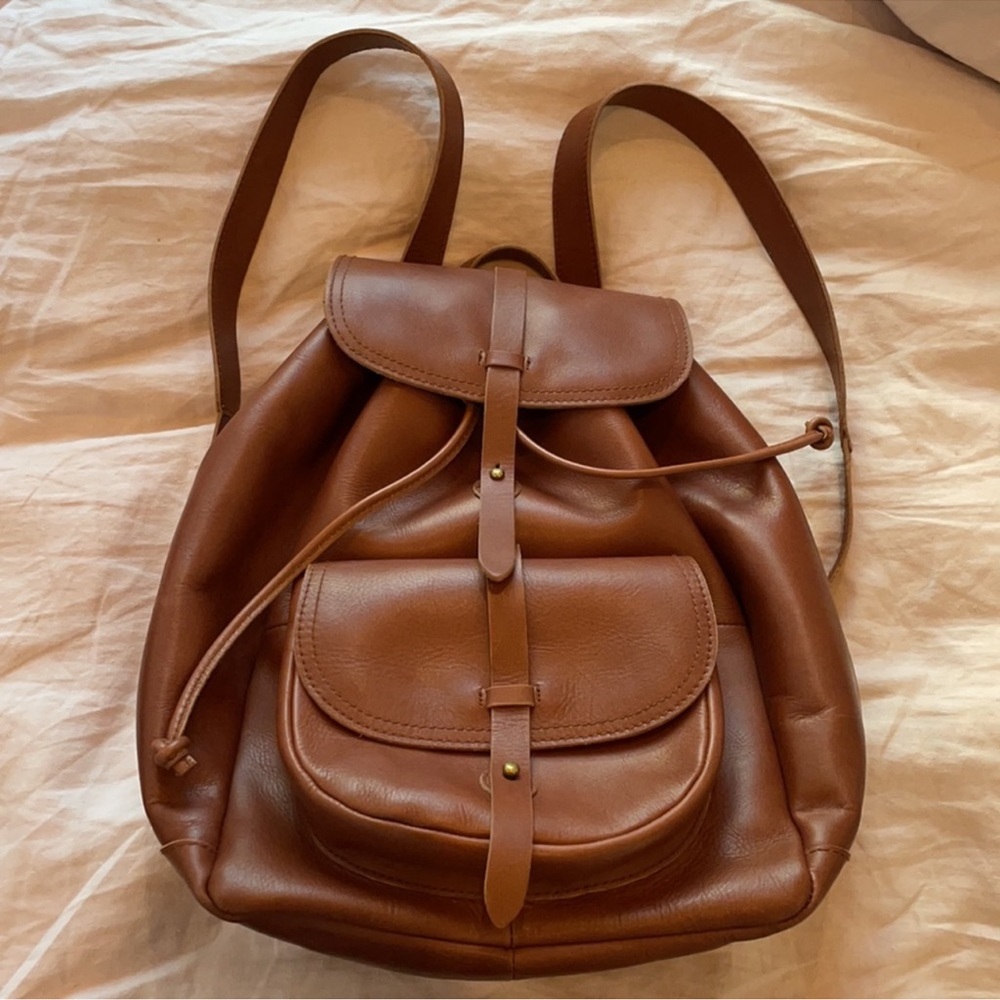 Madewell Transport Rucksack Backpack - !! Beautiful genuine Lewther